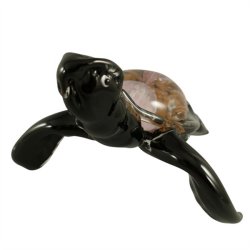 Glass turtle - L 25 x H 15 cm