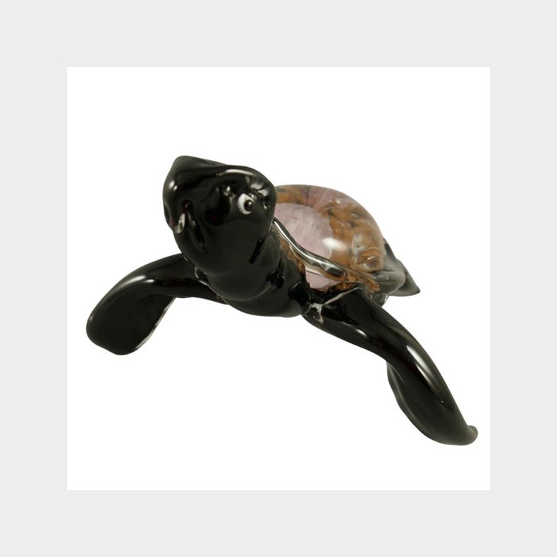 Glass turtle - L 25 x H 15 cm