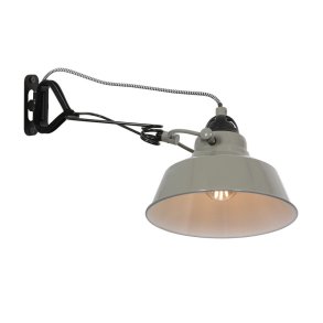 BORIS NOV&Eacute; - lergr�n v�g- og klemlampe