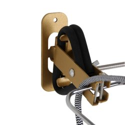 BORIS NOV&Eacute; - hvid-guld vg- og klemlampe