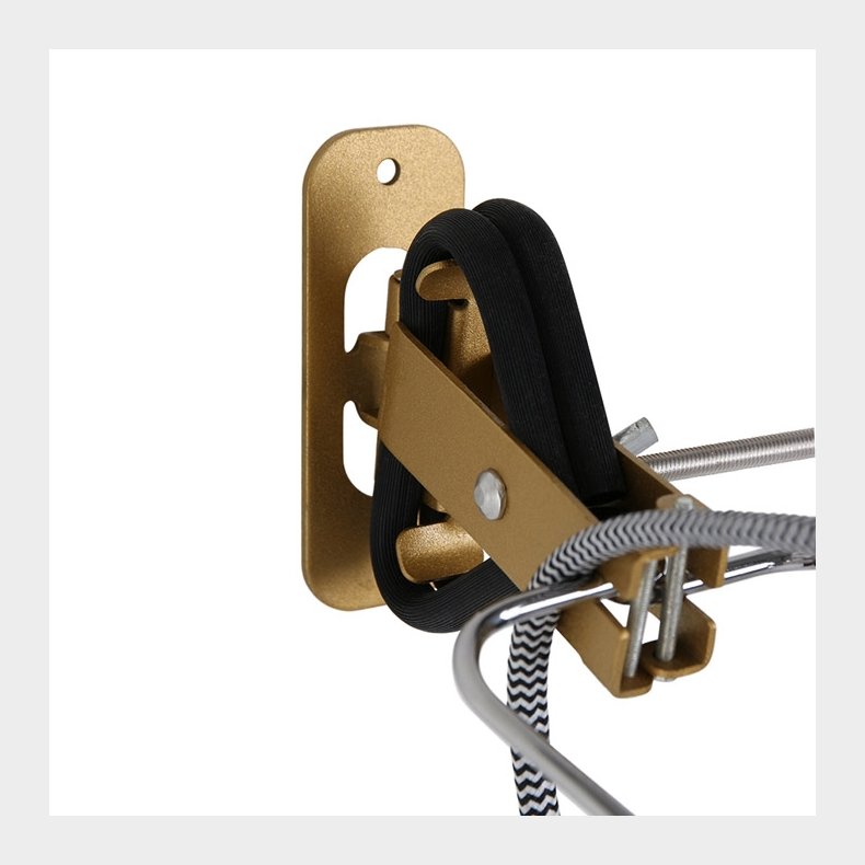 BORIS NOV&Eacute; - hvid-guld vg- og klemlampe