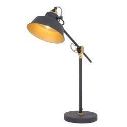 BORIS NOV&Eacute; - sort-guld bordlampe