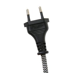 BORIS NOV&Eacute; - sort-guld gulvlampe