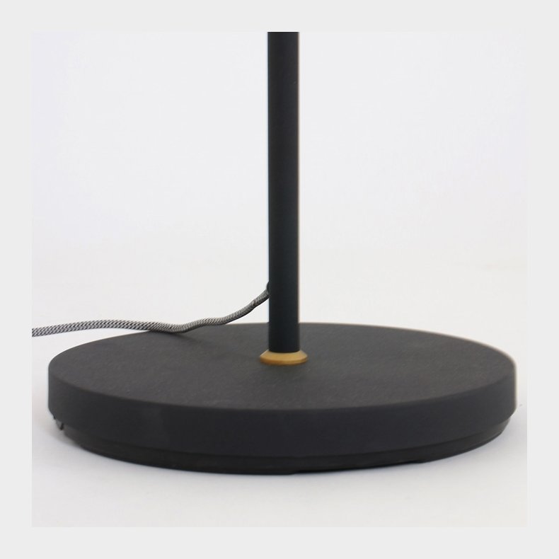 BORIS NOV&Eacute; - sort-guld gulvlampe