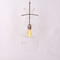 DAY &amp; NIGHT - glaspendel gr H 51 x 21 cm 