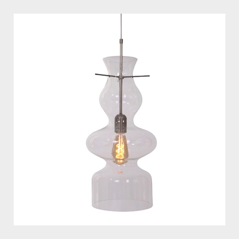 DAY &amp; NIGHT - glaspendel gr H 51 x 21 cm 