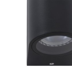 LOGAN - LED v�glampe sort IP44