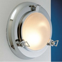 Bullseye lamp - 27 cm Chrome-plated brass