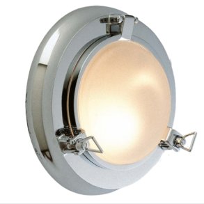 Bullseye lamp - 27 cm Chrome-plated brass