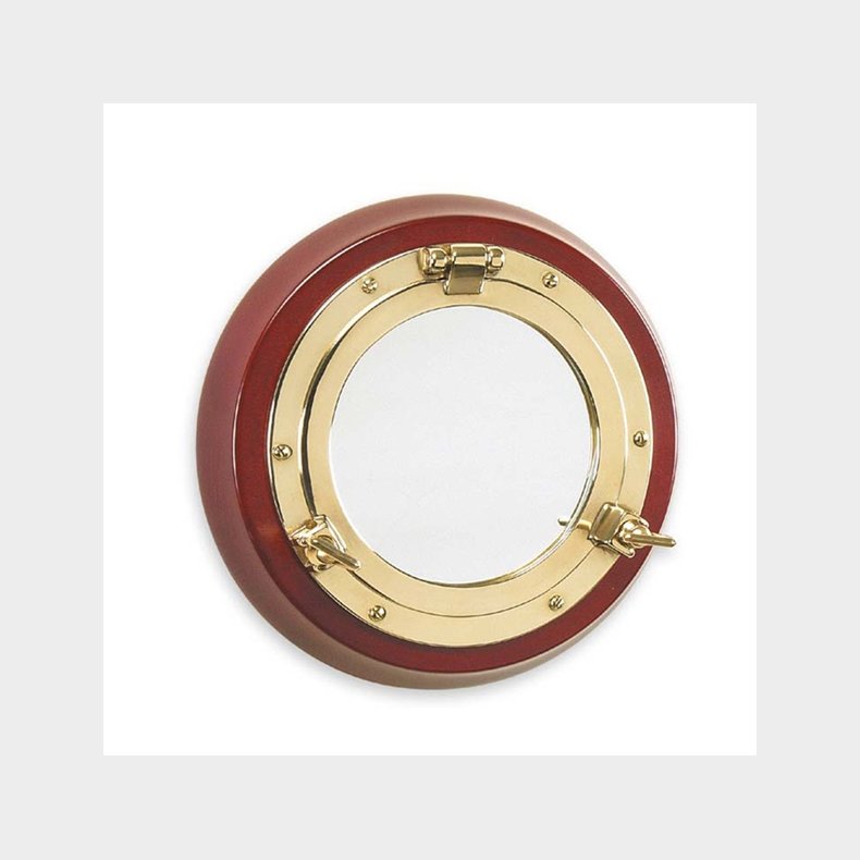 Kyespeil 27 cm  - messing og tre