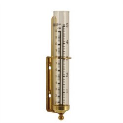 Rain gauge - brass