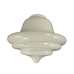 Toppy ceiling/pendant shade in opal glass - 16 x 16 cm