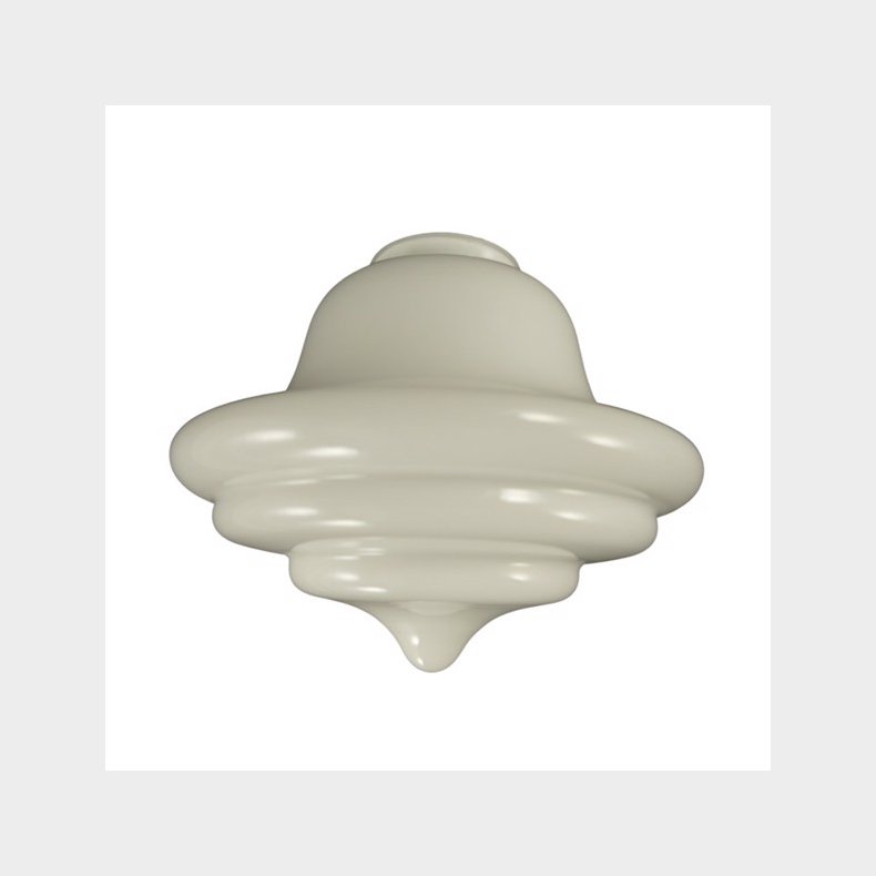 Toppy ceiling/pendant shade in opal glass - 16 x 16 cm