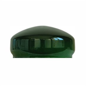 Table lamp shade in green glass - 11,0 x 24,5 cm