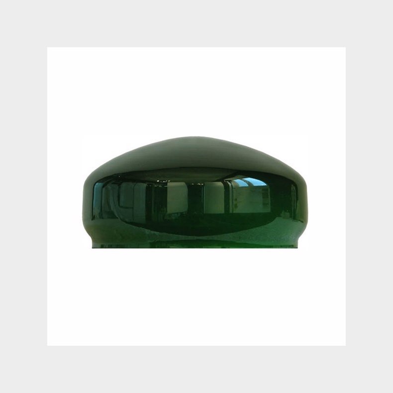 Bordlampeskjerm i grnt glass - 11,0 x 24,5 cm