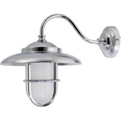 DKSLAMPE 26 IP43 <br> vg krom - vlg glas