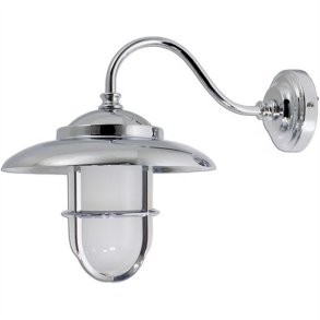 DKSLAMPE 26 IP43 <br> vg krom - vlg glas