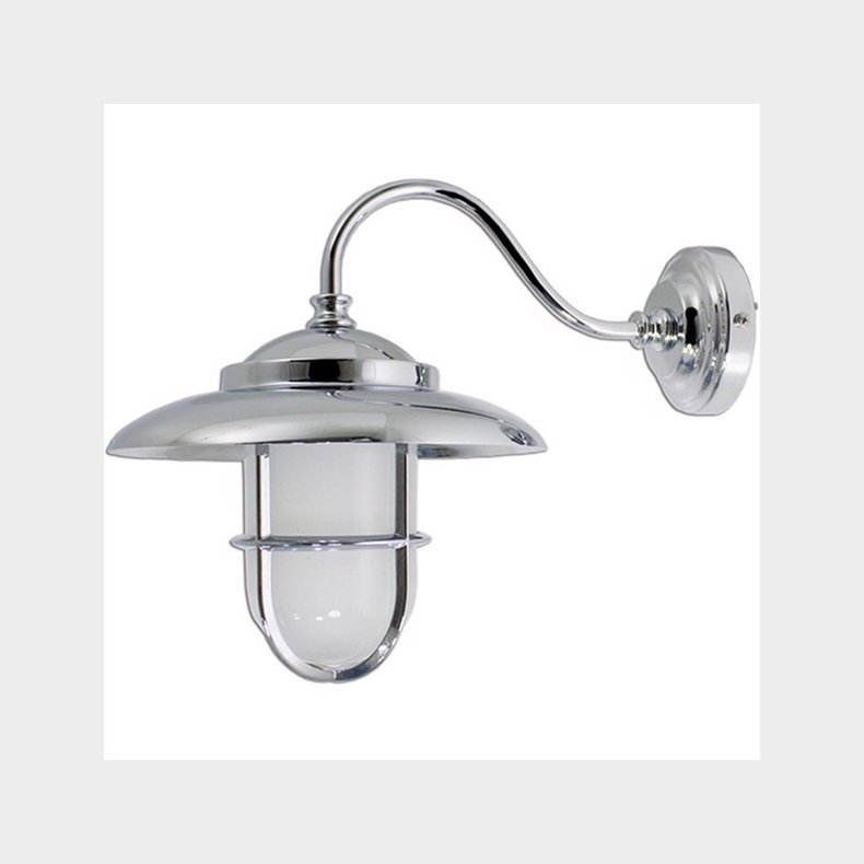 DKSLAMPE 26 IP43 <br> vg krom - vlg glas