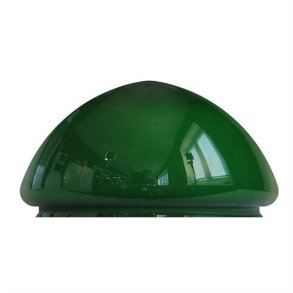 Table lamp shade in green glass - 13 x 26 cm
