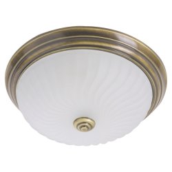 ANTIQUE - plafond antikmessing 30 cm