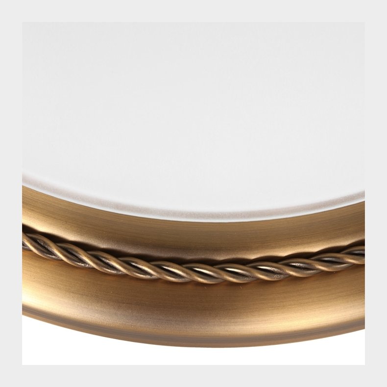 ANTIQUE - plafond antikmessing 29 cm