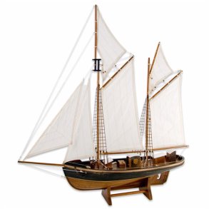 Segelschiff <br>L 78 x H 81 antikisiert