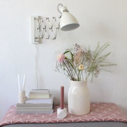 SPRING - hvid saxelampe