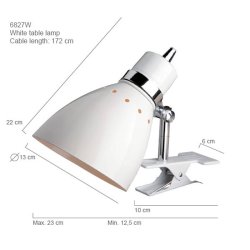 SPRING - hvid klemspot