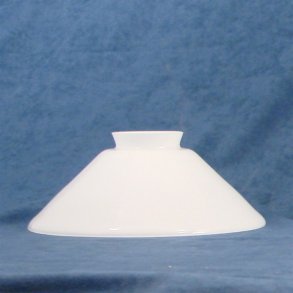 Cobbler's umbrella shade - 19 cm  x H 7.5 cm - White