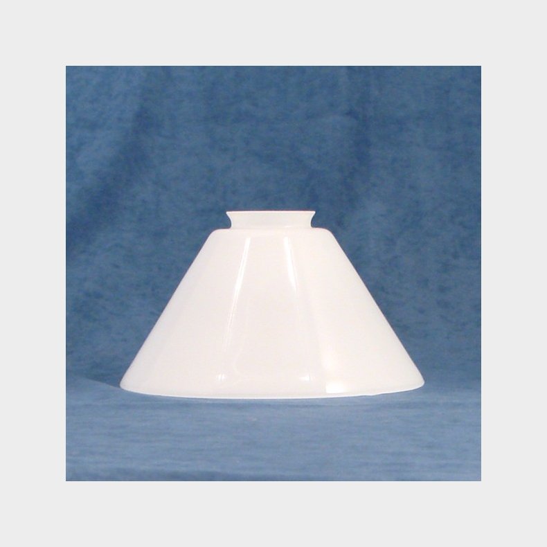 Cobbler's umbrella shade - 19 cm  x H 10.5 cm - White