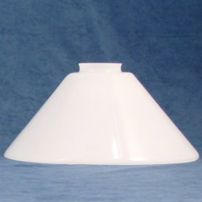 Cobbler's umbrella shade - 25 cm  x H 12 cm - White