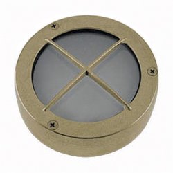 SKOTLAMPE mini 11 cm-IP54 messing