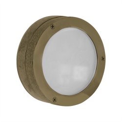 SKOTLAMPE mini 11 cm-IP54 messing 