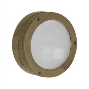 SKOTLAMPE mini 11 cm-IP54 messing 