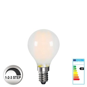 E14 Krone LED  <br> 80Ra 4W 2700k 3-Step