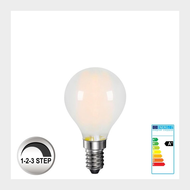 E14 Krone LED  <br> 80Ra 4W 2700k 3-Step