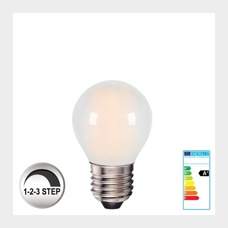 E27 Krone LED  <br> 80Ra 4W 2700k 3-Step