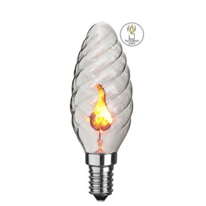 E14 Kerte snoet LED - 3W Deco flammelys