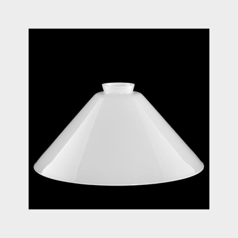 Schusterschirm - 25 cm  x H 12 cm - Mattweiss