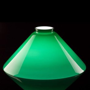 Cobbler's umbrella shade - 25 cm  x H 12 cm - Green