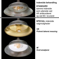 CORTONA <br> vglampe H  35 x 36,5 cm