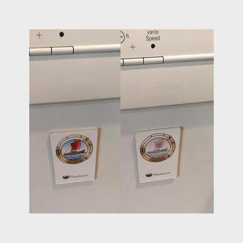 Clean-Dirty dishwashing magnet - H 9.5 x W 6.0 cm