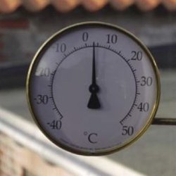 Dial thermometer - brass C