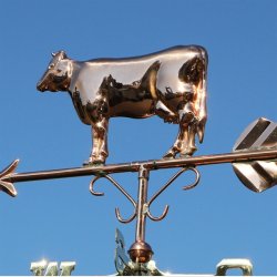 Weathervane <br< Cow 55x33 cm 